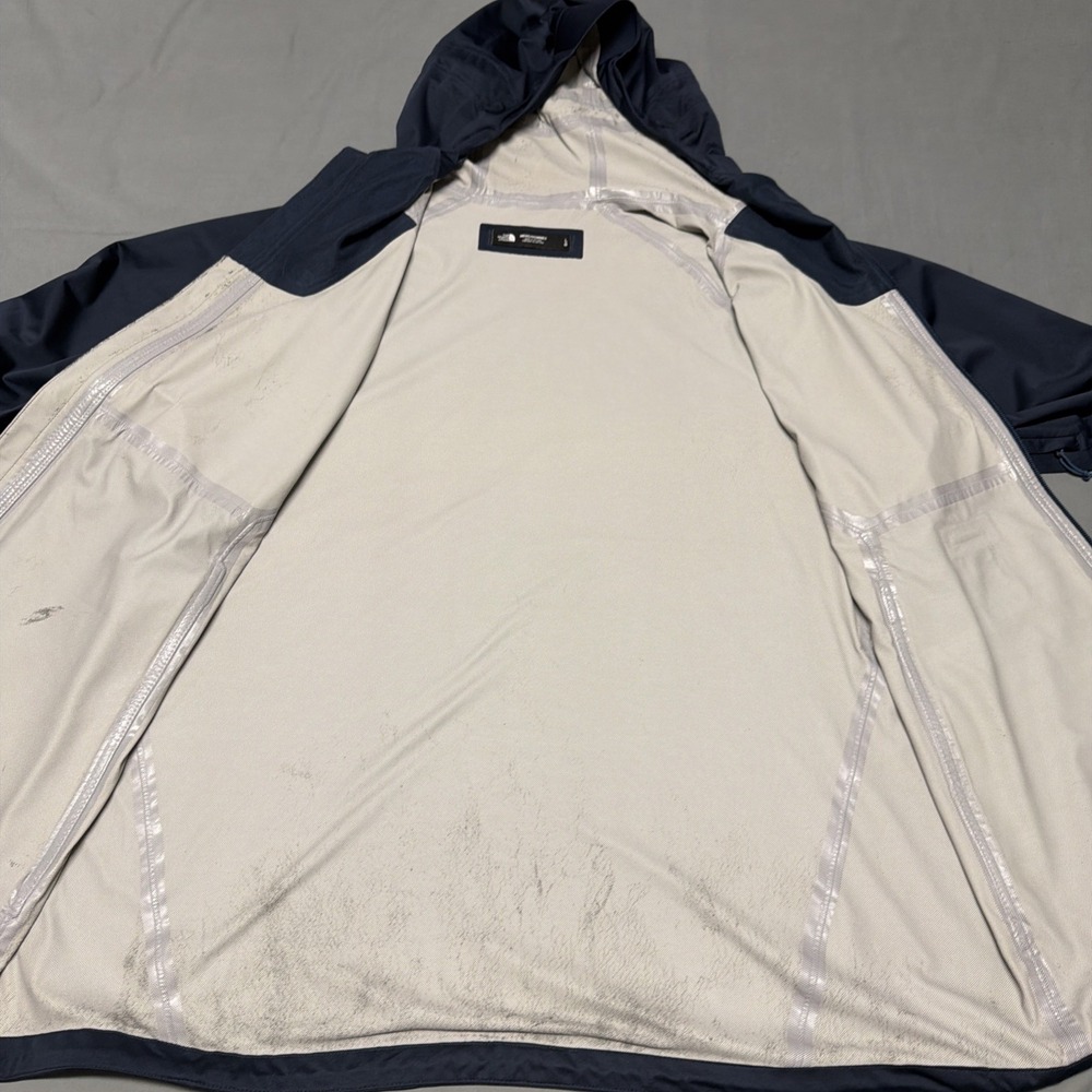 The North Face Mens Allproof Full Zip Hooded Lightweight Vinted Zip Pit Jacket L - Picture 10 of 16